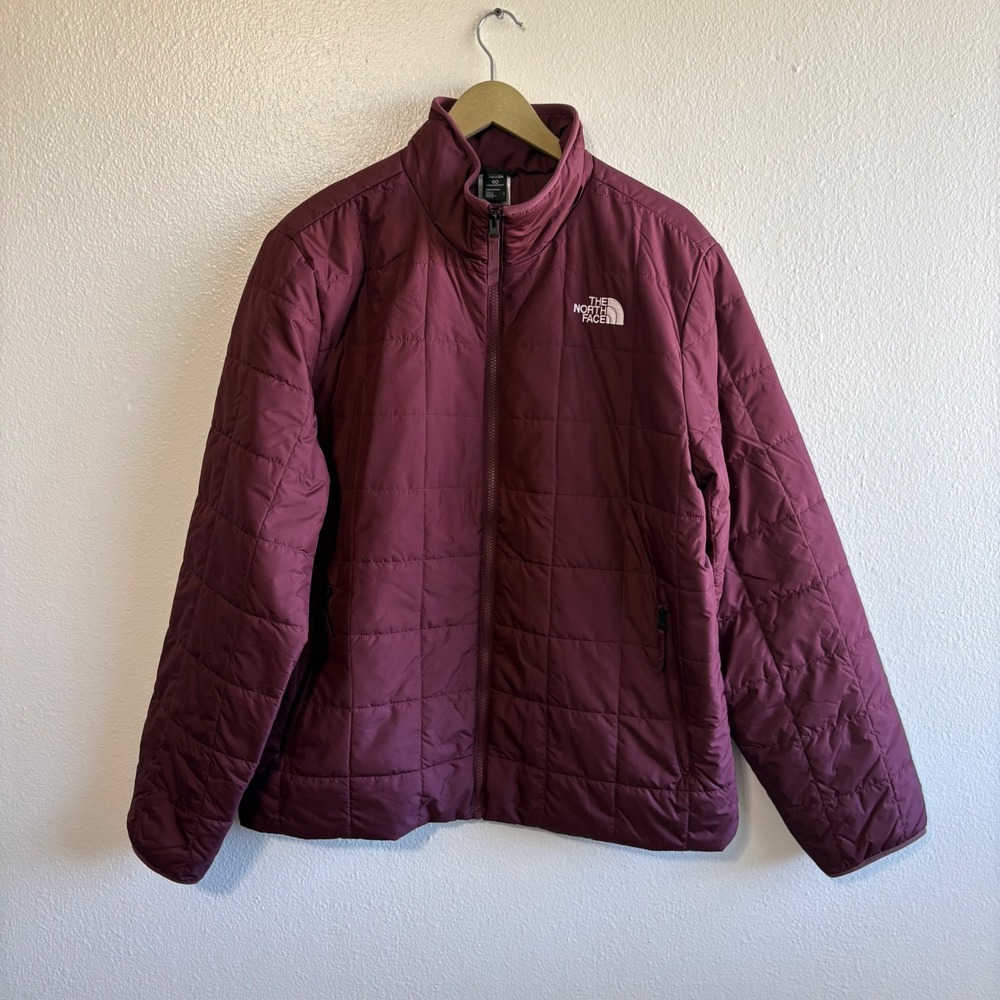 The North Face Men's Large Burgundy Junction Insulated Jacket Outdoor Hiking